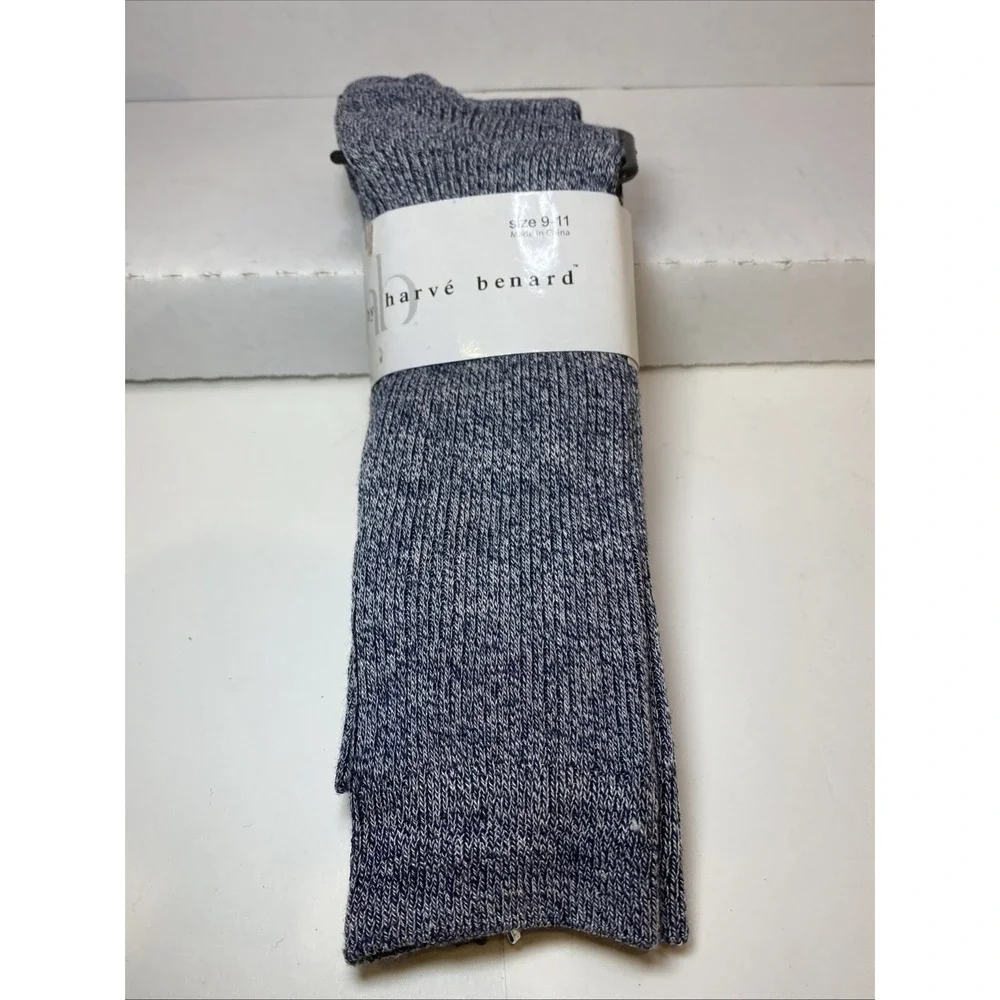 Harve Benard Womens Socks 3 Pairs Blue Size 9-11